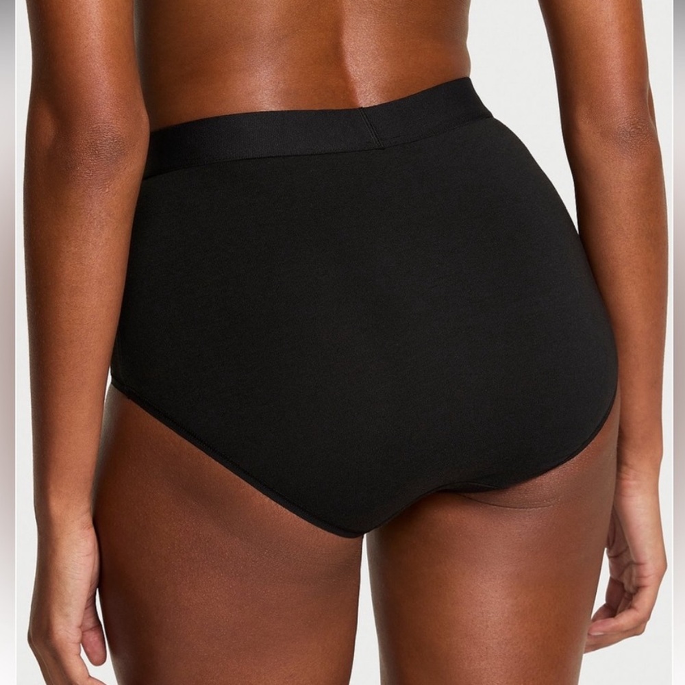 NWT Victoria’s Secret Logo Cotton Shine Patch Modern Brief Panty. - Picture 2 of 5